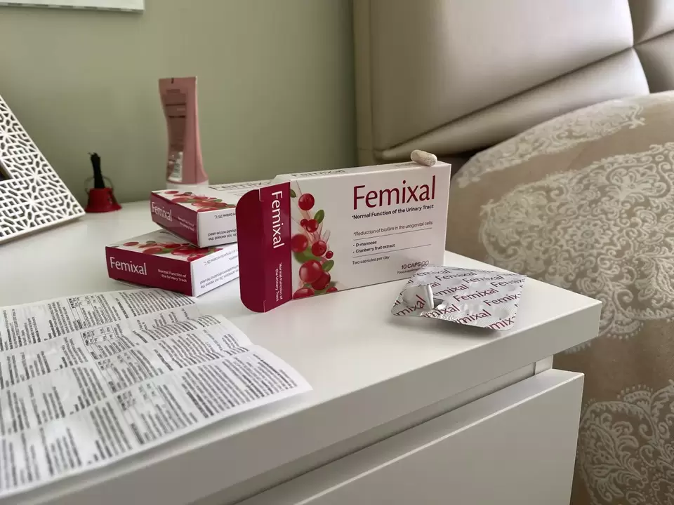 Femixal kapsulas no urīna nesaturēšanas